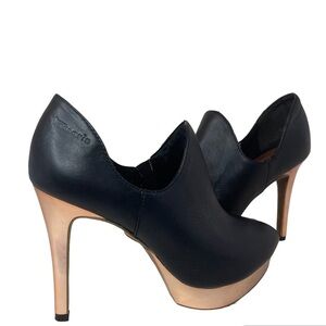 TAMARIS women’s Fashionable black heels Size 7.5